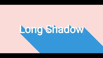 Long Shadow Effect Using CSS & Javascript  - CSS Effects