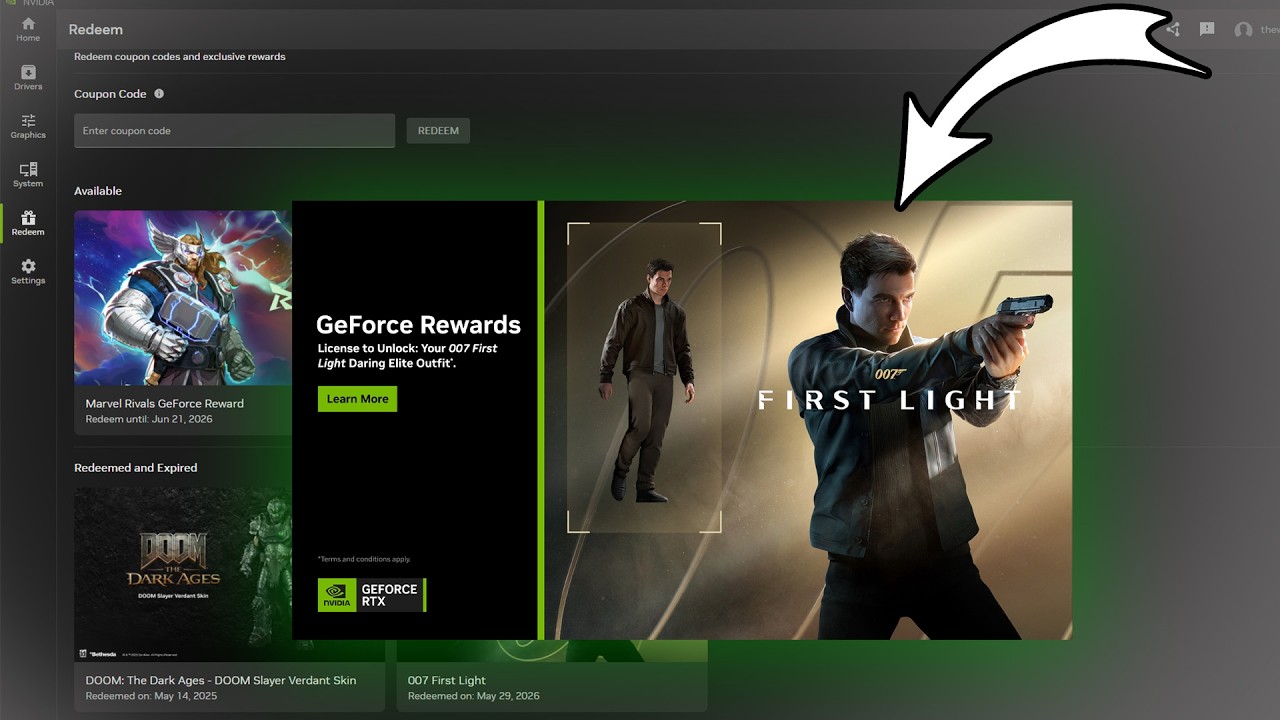 Geforce Redeem Code How to Redeem 007 First Light NVIDIA GeForce Reward Code - YouTube