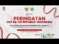 Upacara Bendera Peringatan HUT ke-80 Republik Indonesia PC MUHAMMADIYAH Ambulu