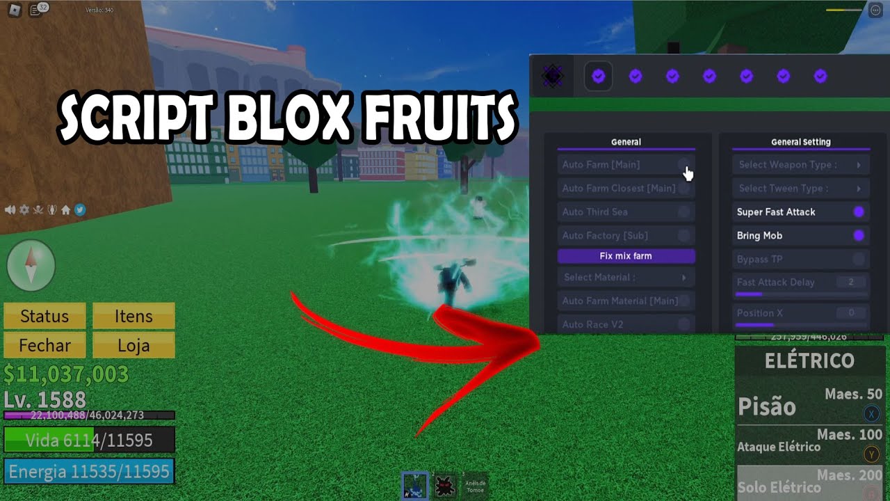 [ NOVO ] Script Blox Fruits - AUTO FARM !! (Mobile & Pc) em 2023