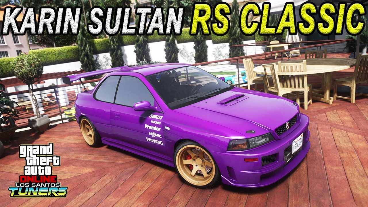 KARIN SULTAN RS CLASSIC - Те же ЯЙЦА, только в профиль. Обзор неплохого спорткара в GTA Online