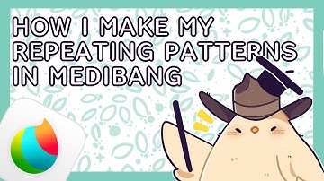 HOW TO MAKE REPEATING PATTERNS IN MEDIBANG // TUTORIAL