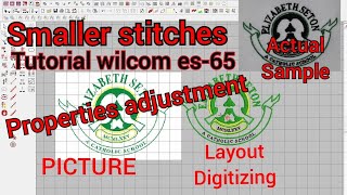 smaller stitches pano ma adjust sa properties wilcom es-65