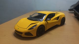 Lotus Emira die-cast 1/34 Scale Unboxing Review (Kinsmart)