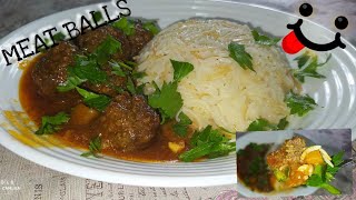 داوود باشا | كرات الكفتة | arabic food   dawood basha | kofta balls