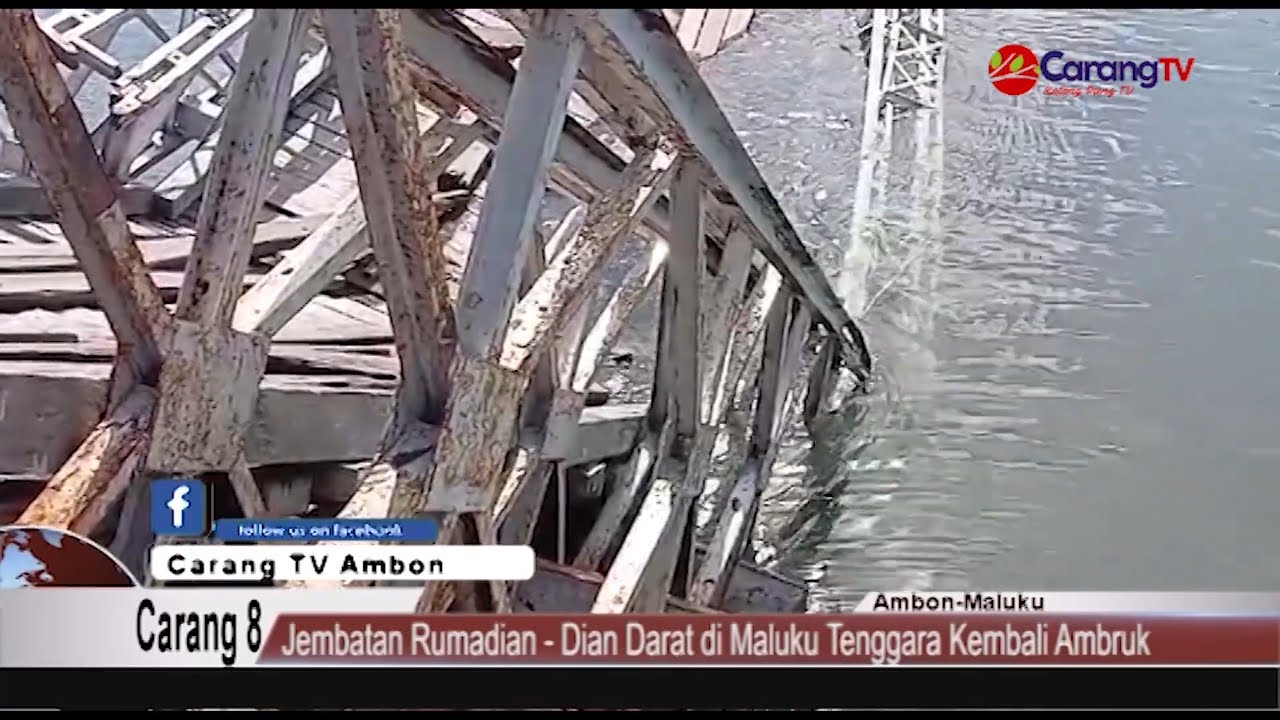 Jembatan Rumadian – Dian Darat di Maluku Tenggara Kembali Ambruk