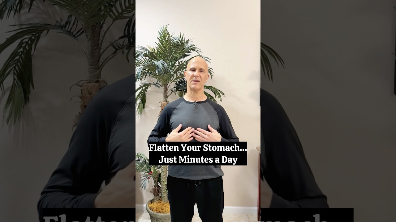 Flatten Your Stomach…Just Minutes a Day!  #drmandell #stomach #exercise