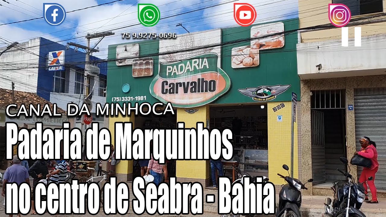 Padaria de Marquinhos no centro de Seabra - Bahia