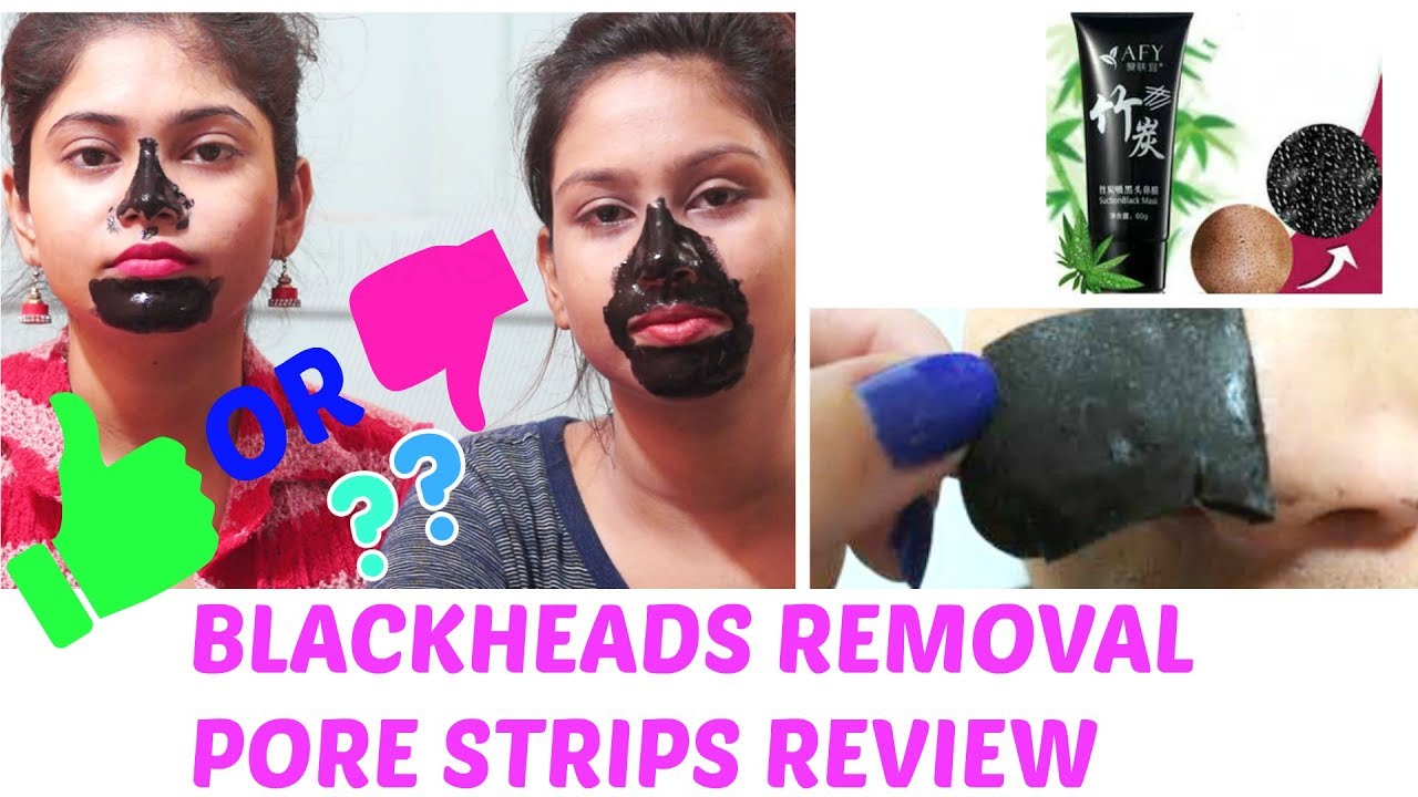 Remove Blackheads With Charcoal Masks Pore Strip REVIEW + DEMO