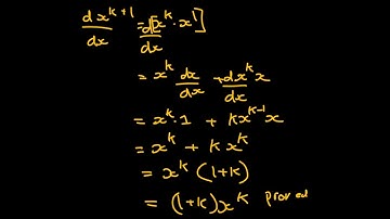 Proof of derivative of x^n by mathematical induction