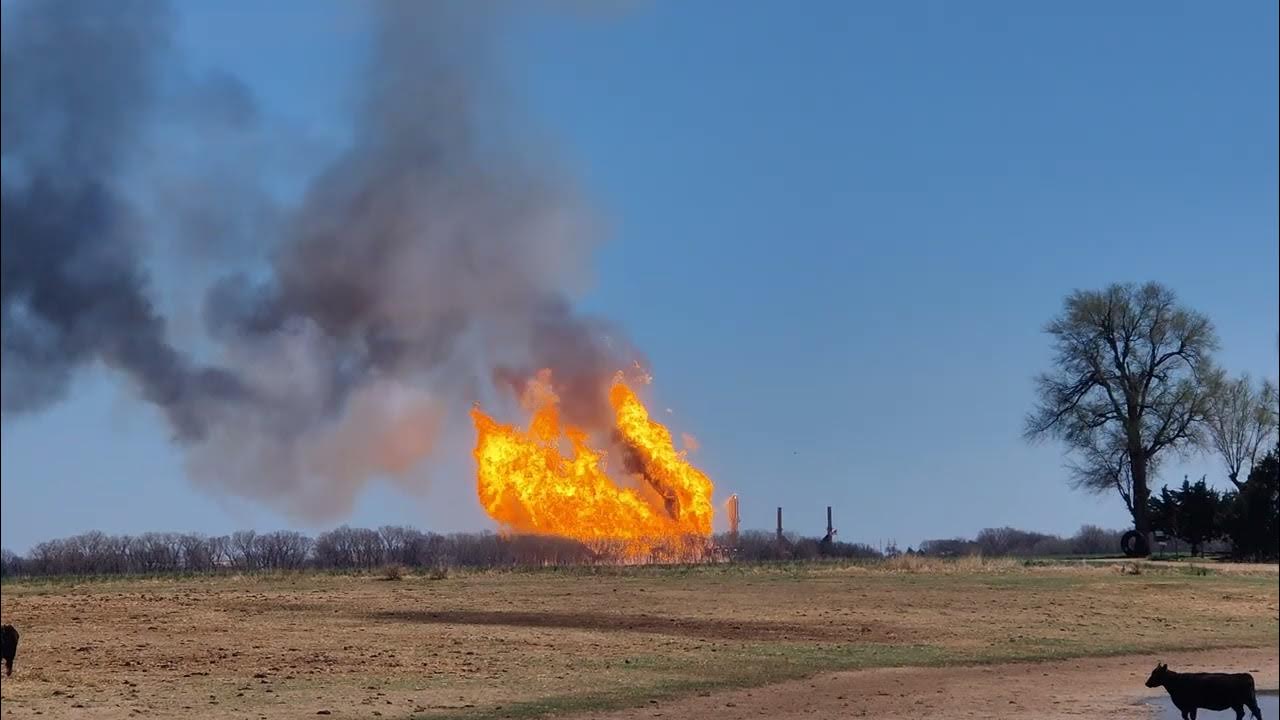 Haven Kansas gas plant fire YouTube