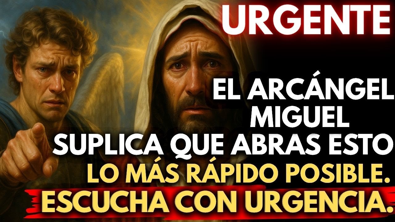 😢 El Arcángel Miguel suplica que abras esto lo más rápido posible ...