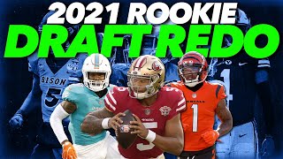 RE-DOING 2021 Dynasty ROOKIE Drafts ONE YEAR LATER!