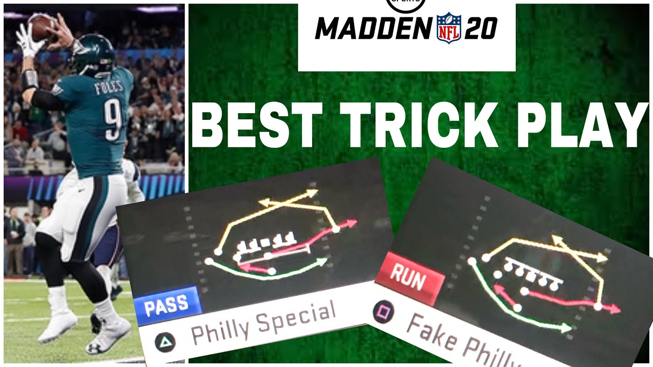 MADDEN 20- BEST TRICK PLAY IN MADDEN 20. PHILLY SPECIAL SCHEME IS CRAZY