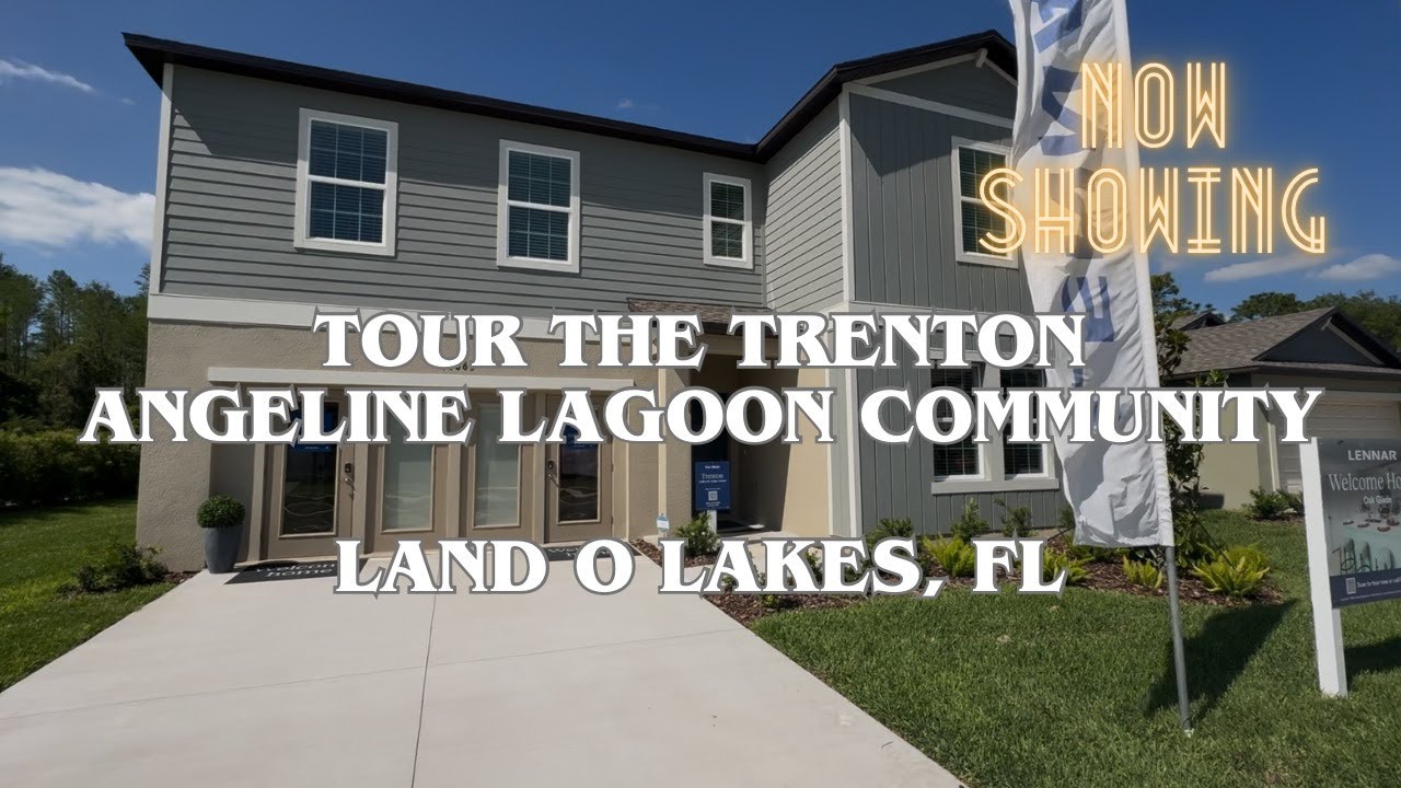 Angeline Lagoon Community Home Tour | Lennar Trenton Model | Land O Lakes, FL