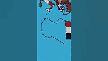 Medium Scale Libya #minecraft #flags #maps #history