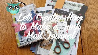 Let's Create ~ How to Make a Junk Mail Journal Part 2