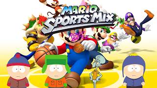 Stan Marsh and Kyle Broflovski play Mario Sports Mix Basketball (Roast Battle) screenshot 3