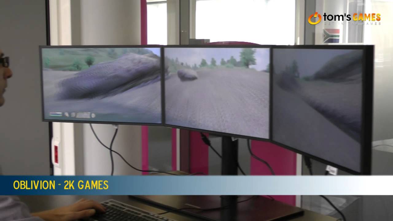 Test de l'Eyefinity par Tom's Games - YouTube