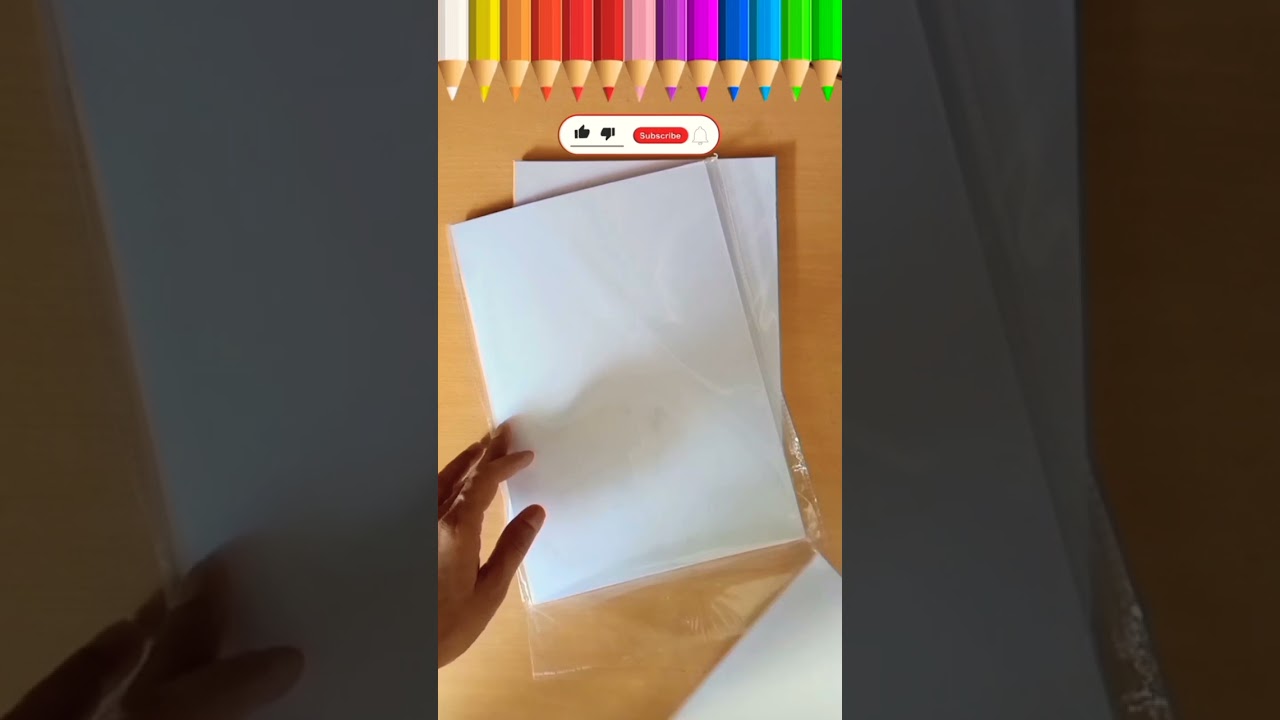 Ivory Sheet A4 Size 210 GSM Unboxing 