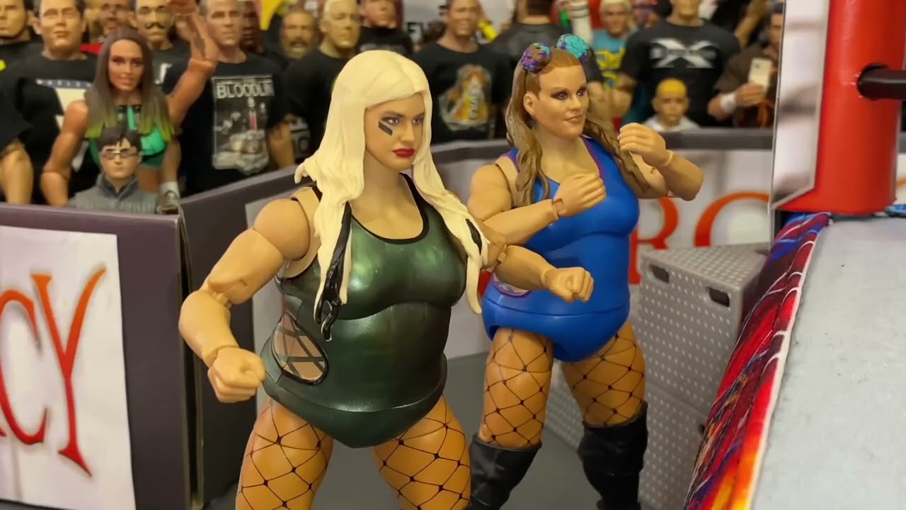 Brock Lesnar vs Fat Man No Holds Barred Action Figure Match!