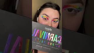 PRIDE MAKEUP PT1🏳️‍🌈❤️‍🔥 #SHORTS #MAKEUPTUTORIAL #TUTORIAL #MUA #RAINBOWMAKEUP #PRIDEMAKEUP