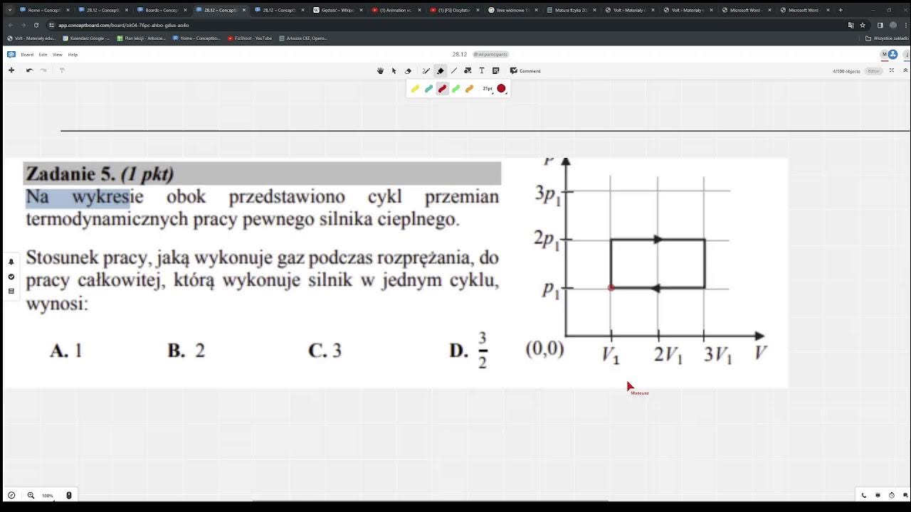 Termodynamika Sprawdzian 2 Gimnazjumiz Fizyka [KL2R] Live, Fizyka Matura Termodynamika Czerwiec 2023 - YouTube