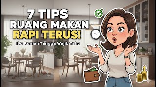 7 Tips Ibu Rumah Tangga Beberes Ruang Makan Biar Selalu Rapi \u0026 Bersih