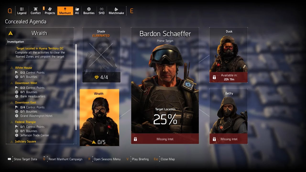 Google Stadia - Gameplay Division 2: Warlords of New York - White House (Manhunt Wraith)