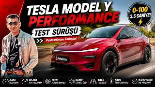 Tesla Model Y Performance Test Sürüşü | PaylaşıYorum Farkıyla!