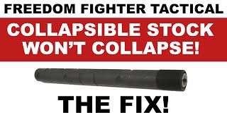 Why Your Brand New Benelli M4 Collapsible Stock Won't Collapse!