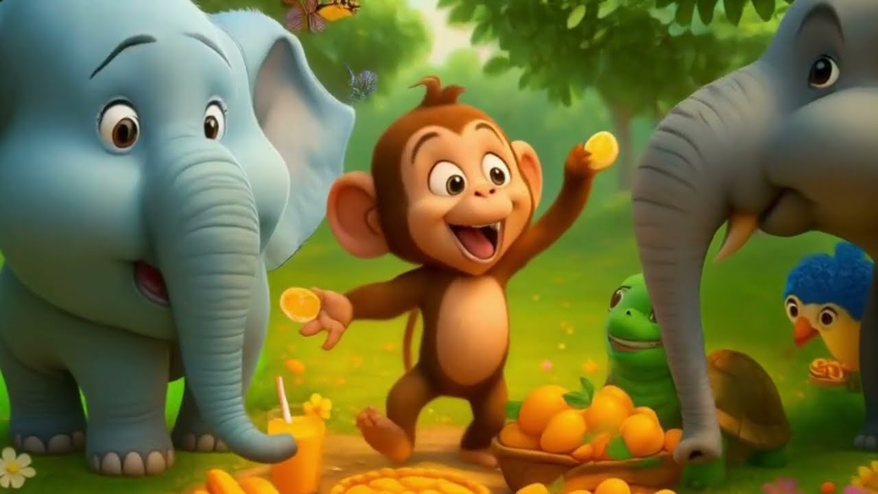 Minku the loving Mango Monkey Story