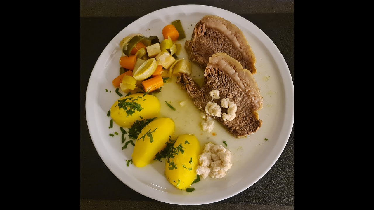 Tafelspitz mit Gemüse und Salzkartoffeln - YouTube
