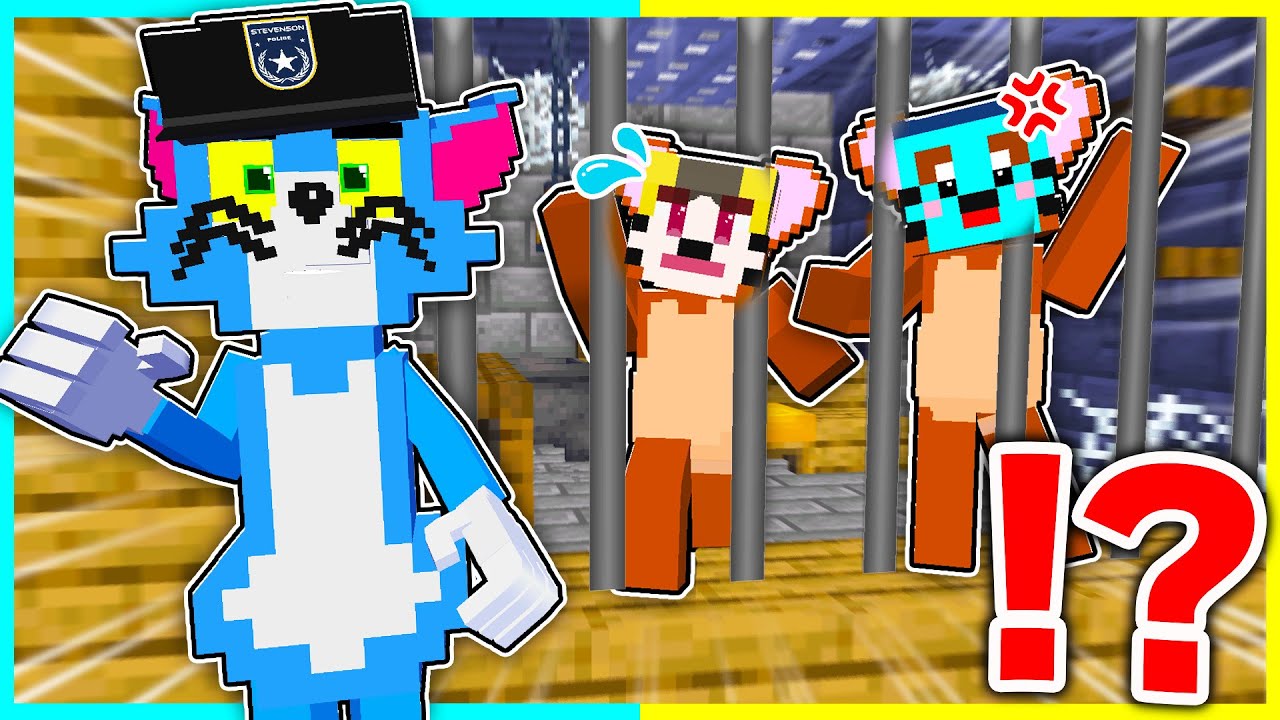 ⭐ネコが看守のトム刑務所から脱獄しろ！！『トムとジェリー脱獄』【まいくらマインクラフト】