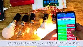 ESP32 Web Server Android APP| Home Automation | Build Application | jlcpcb