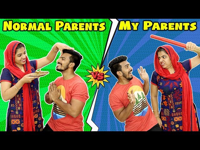 Normal Parents Vs My Parents | Parents : Expectation Vs Reality | Hungry Birds Comedy Video class=