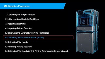 Stratasys Academy | J55 3D Printer: Calibrating the Vacuum Level
