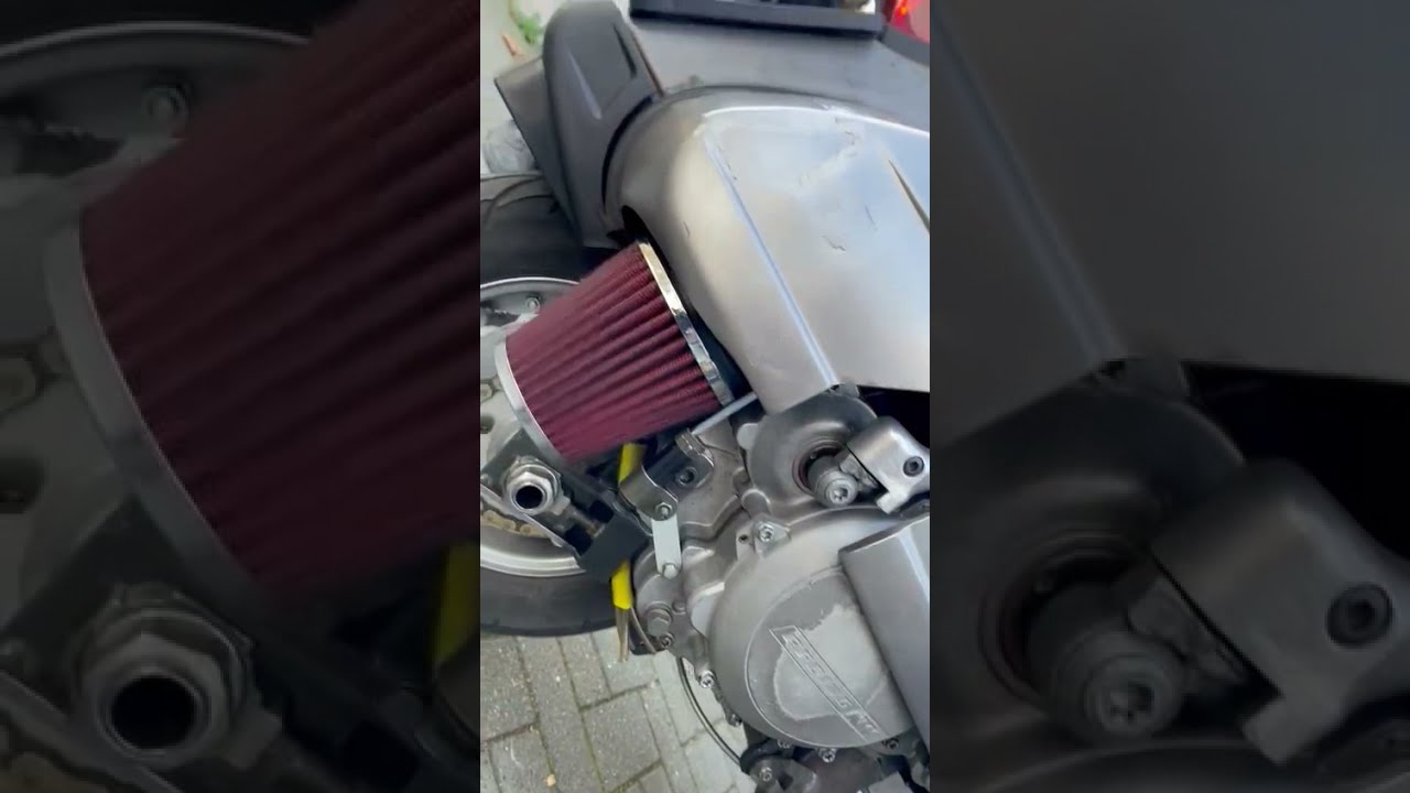 Vespa 200 PX / KTM250 SX Engine - YouTube