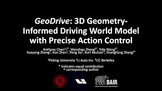 GeoDrive: 3D Geometry-Informed Driving World Model with Precise Action Control
