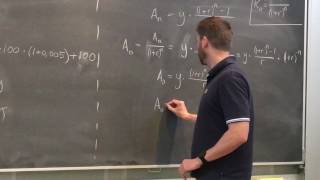Annuitetsregning - bevis 2