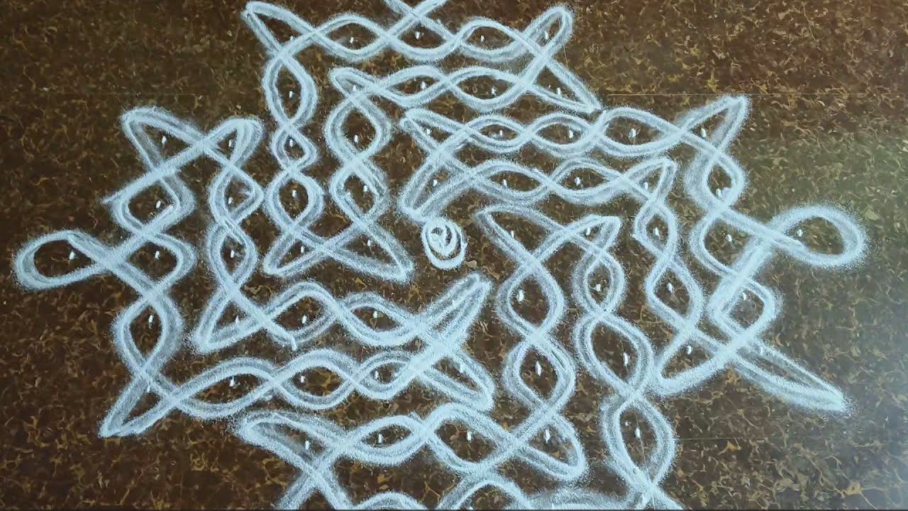 Latest creative easy  rangoli kolam 🌺 Traditional muggulu designs 🌺 festival rangoli 🌺