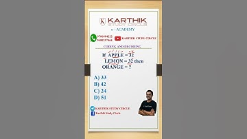 CODING DECODING tnpsc #karthikstudycircle #sscreasoning #tnpscgroup4 #shorts  #ssc #rrbalp