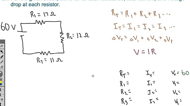 How to Solve a Series Circuit (Easy)