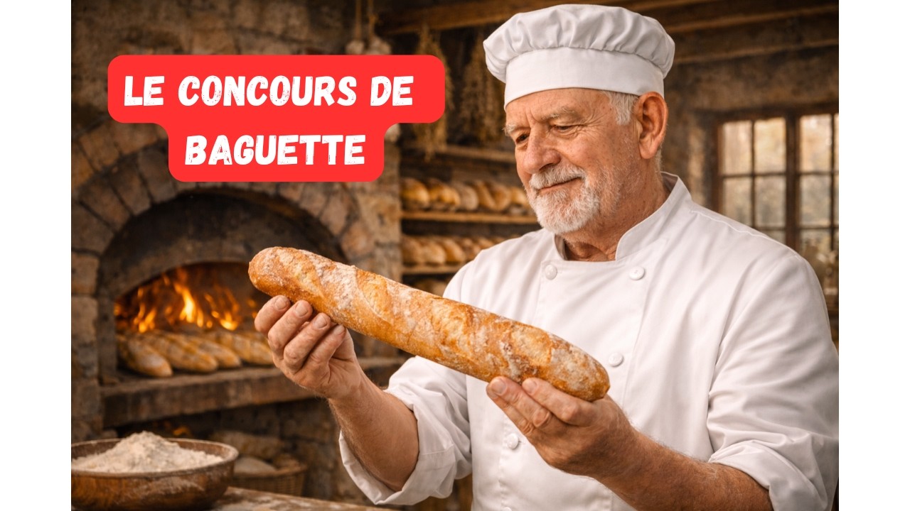 Learn French with short stories | Intermediate B1-B2 | The Baguette contest