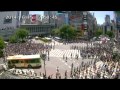 【2014.6.15 ワールドカップ日本戦終了後 渋谷スクランブル交差点のダイジェスト映像】