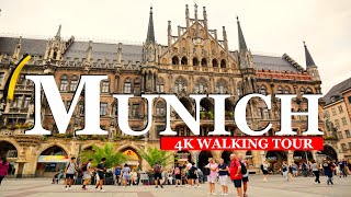 Munich Germany 4K Walking Tour Part 1