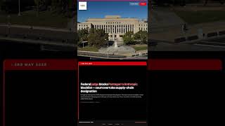 Federal Judge Blocks Pentagon's Anthropic Blacklist — Court Overrules Supply-Chain Designation ⚖️🛡️
