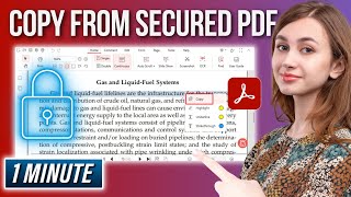 How to Copy and Paste from Secured PDF 2025 | Unlock PDF