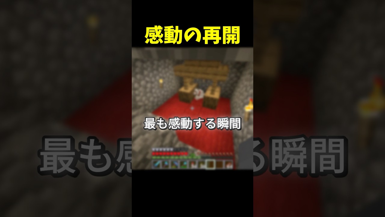 マイクラで最も感動する瞬間