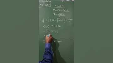 👉 Add integers, class-6, Mathematics
